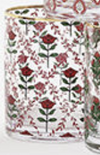 180 Degree Spice Trail DOF Floral Glass
