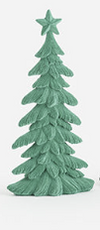 180 Degree Medium Flocked Tree