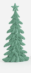 180 Degree Medium Flocked Tree