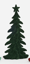 180 Degree Medium Flocked Tree