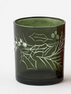 180 Degree Etched Holly Tumbler