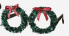 180 Degree Christmas Wreath Glasses
