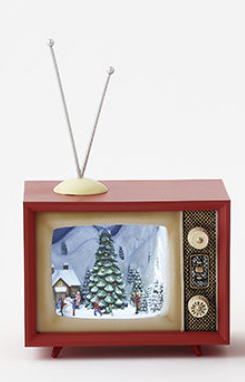 180 Degree Animated Lit TV Scene