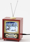 180 Degree Animated Lit TV Scene
