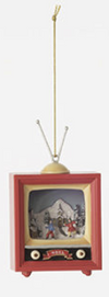 180 Degree TV Ornament