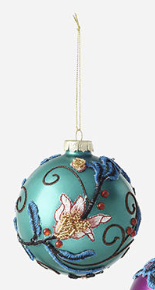 180 Degree Embroidered Ball Ornament