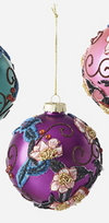 180 Degree Embroidered Ball Ornament
