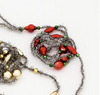 180 Degree Tinsel Glass Bead Garland