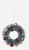 180 Degree Shiny Ball Wreath Ornament