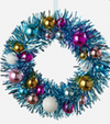 180 Degree 6.5" Tinsel Wreath