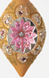 180 Degree Reflector Starburst Ornament