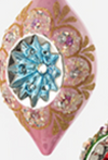 180 Degree Reflector Starburst Ornament