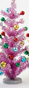 180 Degree 16" Tinsel Tree