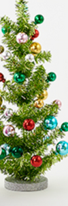 180 Degree 16" Tinsel Tree