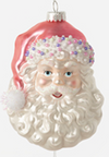 180 Degree Fancy Santa Head Ornament