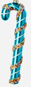 180 Degree Candy Cane Ornaments