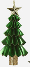 180 Degree Foil Tree Ornaments