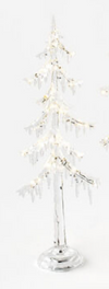 180 Degree Frosted Icicle Tree LED lights