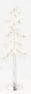 180 Degree Frosted Icicle Tree LED lights