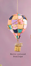 Glitterville Hot Air Balloon Ornament