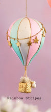 Glitterville Hot Air Balloon Ornament