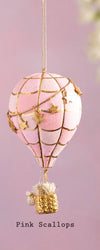 Glitterville Hot Air Balloon Ornament