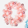 180 Degree Colorful Fiber Optic Wreath