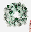 180 Degree Colorful Fiber Optic Wreath