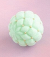 Glitterville Flocked Trapunto Ball Ornament