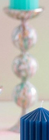 Glitterville Marble Candle Holder