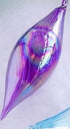 Glitterville Ombre Finial Ornament
