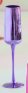 Glitterville Reflective Glass Flute