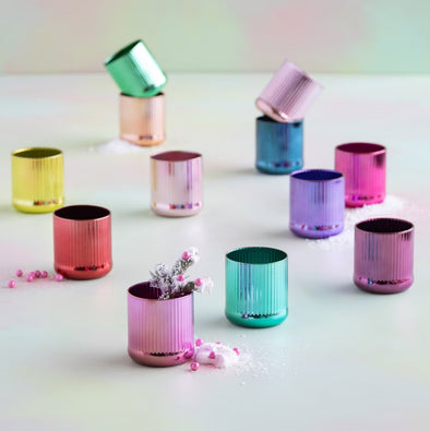 Glitterville Reflective Glass Sipper