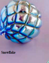 Glitterville Glass Opalescence Essence Ball Ornament