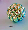 Glitterville Glass Opalescence Essence Ball Ornament