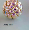 Glitterville Glass Opalescence Essence Ball Ornament