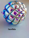 Glitterville Glass Opalescence Essence Ball Ornament