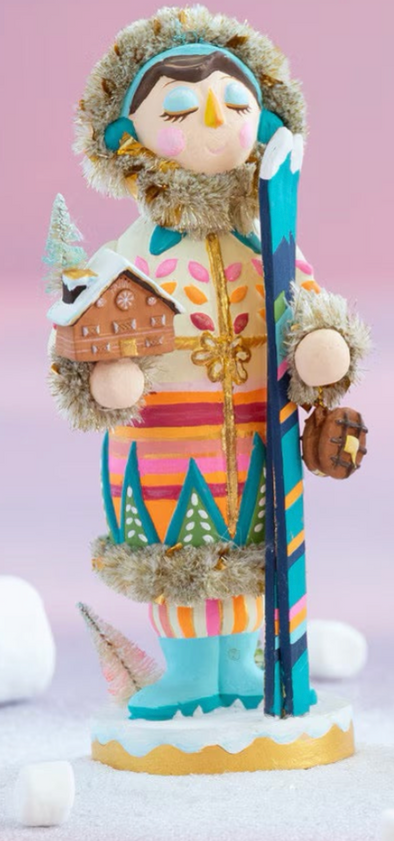 Glitterville Beba & Bronson "Here We Come a Waffling" Ornament