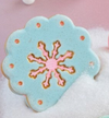 Glitterville Swiss Christmas Cookie Ornament