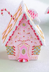 Glitterville Rainbow Ginger Cottage Ornaments