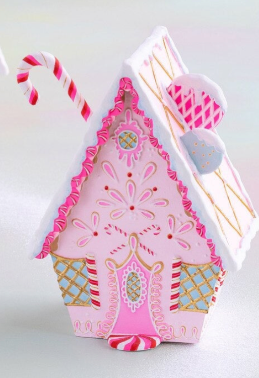 Glitterville Rainbow Gingerbread House
