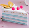 Glitterville French Cake Slice Ornament