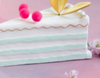 Glitterville French Cake Slice Ornament