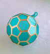 Glitterville Satin Geometric Ornament