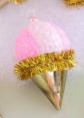 Glitterville Snowcone Ornament