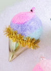 Glitterville Snowcone Ornament