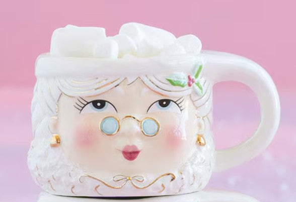 Glitterville Mrs. Papa Noel Mug