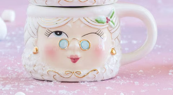 Glitterville Mrs. Papa Noel Mug