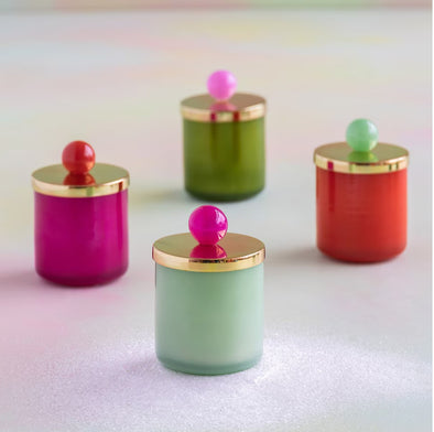 Glitterville Small Holiday Candle Couturier
