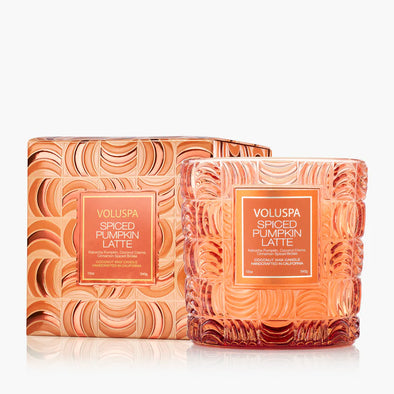 Voluspa Spiced Pumpkin Latte Capsule 12oz Classic Candle